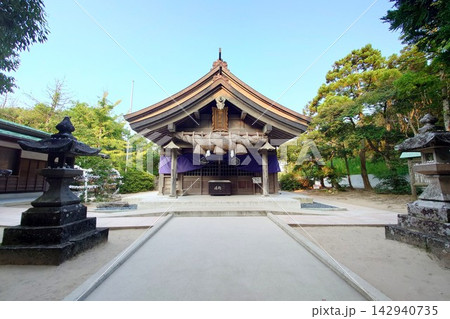 因幡の白うさぎ神話ゆかりの白兎神社 本殿 142940735