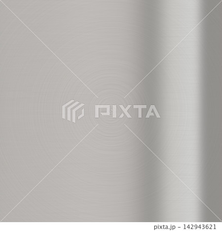 Circular Brushed Stainless Steel Plate with Light Beam Circular Brushed Stainless Steel Plate with Light Beam 142943621