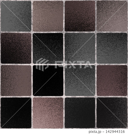 Dark Charcoal Granite Square Tiles Texture 142944316