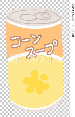 Illustration of a can of corn soup Illustration of a can of corn soup 142944362