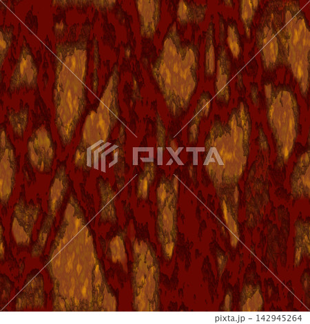 Intense Red Magma and Molten Rock Seamless Texture 142945264