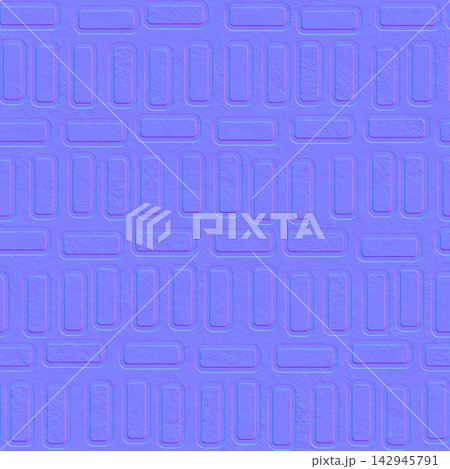 Geometric Paver Tiles Seamless Normal Map Texture Geometric Paver Tiles Seamless Normal Map Texture 142945791