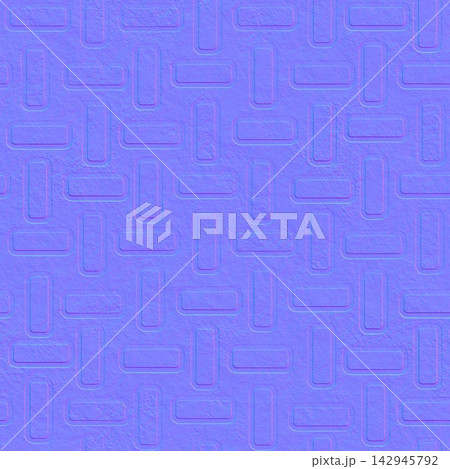 Modern Interlocking Paving Stones Seamless Normal Map Modern Interlocking Paving Stones Seamless Normal Map 142945792