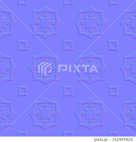Polygonal Star Rosette Tiles Normal Map Polygonal Star Rosette Tiles Normal Map 142945928