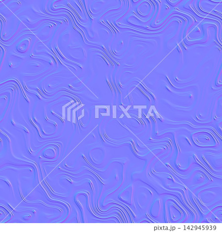 Viscous Liquid Swirl Waves Seamless Normal Map 142945939