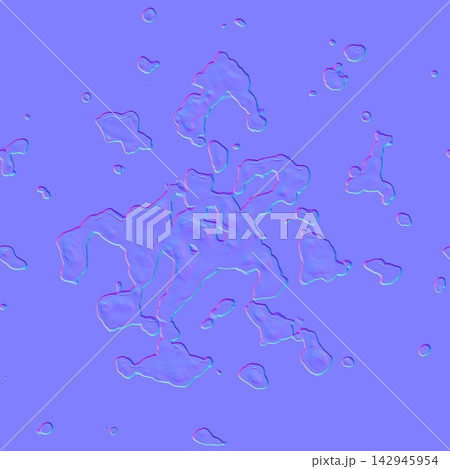 Spilled Water Puddle Droplets Normal Map Texture Spilled Water Puddle Droplets Normal Map Texture 142945954