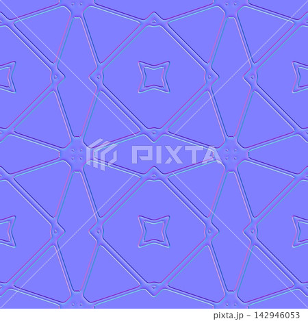 Radial Star Facet Tiles Seamless Normal Map Texture Radial Star Facet Tiles Seamless Normal Map Texture 142946053