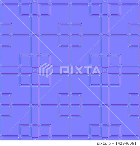 Modern Architectural Tile Grid Seamless Normal Map Modern Architectural Tile Grid Seamless Normal Map 142946061