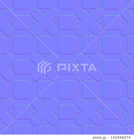 Rounded Cross Floor Paver Tiles Seamless Normal Map Rounded Cross Floor Paver Tiles Seamless Normal Map 142946074