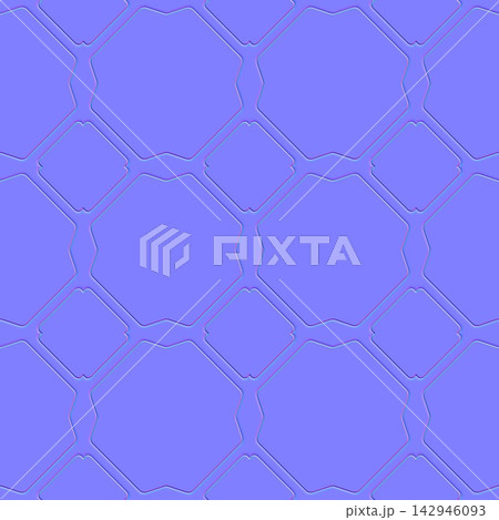 Octagonal Paver Tiles Seamless Normal Map Texture Octagonal Paver Tiles Seamless Normal Map Texture 142946093