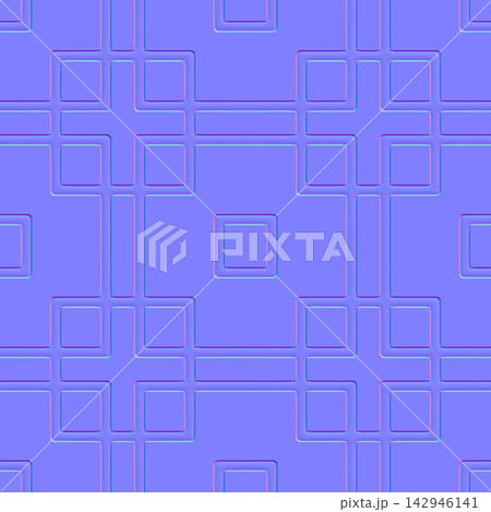 Modern Cross and Square Wall Panels Seamless Normal Map Modern Cross and Square Wall Panels Seamless Normal Map 142946141