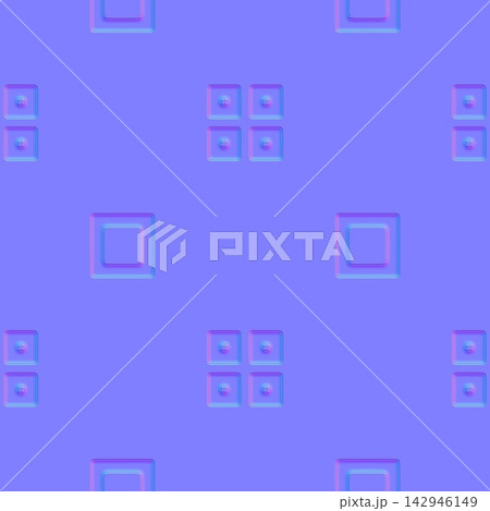 Futuristic Square Button Panels Seamless Normal Map Futuristic Square Button Panels Seamless Normal Map 142946149