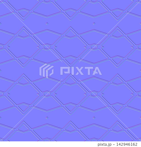Horizontal Diamond Lattice Tiles Seamless Normal Map Horizontal Diamond Lattice Tiles Seamless Normal Map 142946162
