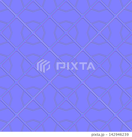 Diagonal Cross Circle Tiles Seamless Normal Map 142946239