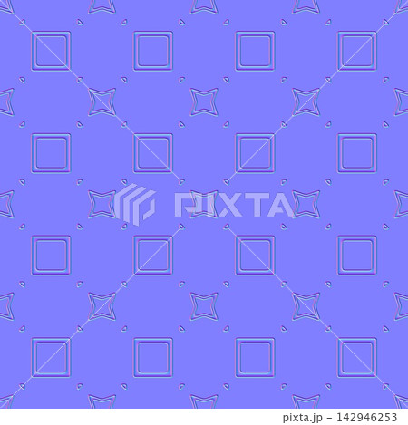 Recessed Square Inset Panels Seamless Normal Map 142946253