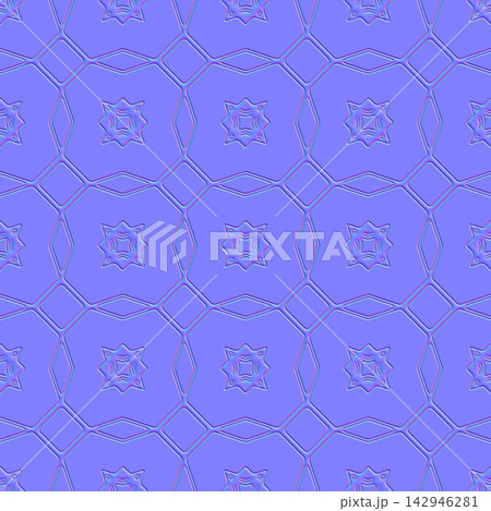Octagonal Wall Panels with Star Rosettes Normal Map Octagonal Wall Panels with Star Rosettes Normal Map 142946281