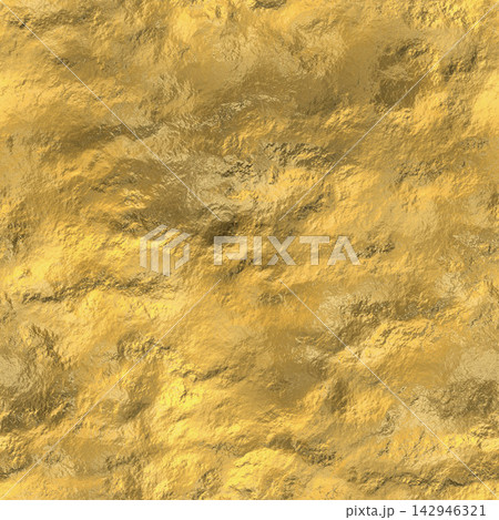 Raw Gold Nugget Seamless Texture 142946321