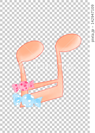 Musical notes with candy Musical notes with candy 142947109