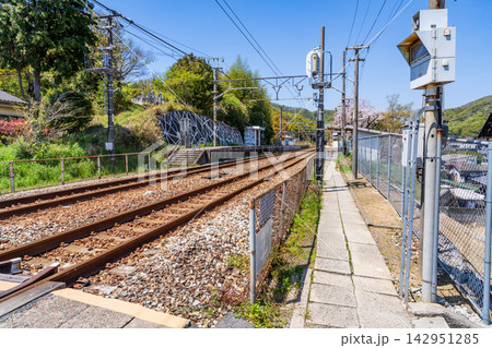 JR宇野線 備前田井駅の春の風景3 岡山県玉野市 JR宇野線 備前田井駅の春の風景3 岡山県玉野市 142951285