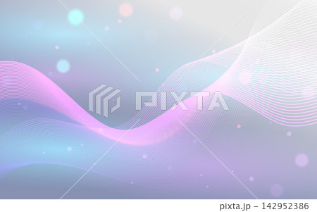 Abstract wave systems lines with light on white background. Abstract wave systems lines with light on white background. 142952386