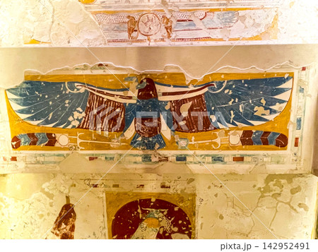 エジプト・ルクソール 王家の谷 ラムセス4世墓 エジプト・ルクソール 王家の谷 ラムセス4世墓 142952491