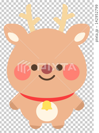 かわいいトナカイ かわいいトナカイ 142952799