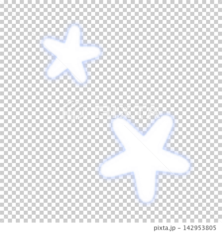 A stylized star in light blue A stylized star in light blue 142953805