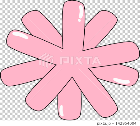 Cute pink asterisk symbol star shape punctuation mark note footnote decorative character sticker print visual graphic clipart artwork design icon element illustration Cute pink asterisk symbol star shape punctuation mark note footnote decorative character sticker print visual graphic clipart artwork design icon element illustration 142954004