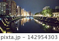 鹿児島　甲突川の夜景 142954303