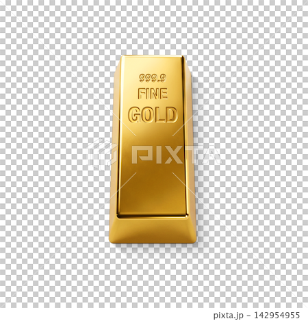金錠插圖 真金 金錠插圖 真金 142954955