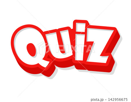 Quiz popup message icon in flat style. Questionnaire banner vector illustration on isolated background. Survey examination sign business concept. 142956675