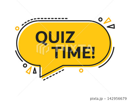 Quiz popup message icon in flat style. Questionnaire banner vector illustration on isolated background. Survey examination sign business concept. Quiz popup message icon in flat style. Questionnaire banner vector illustration on isolated background. Survey examination sign business concept. 142956679