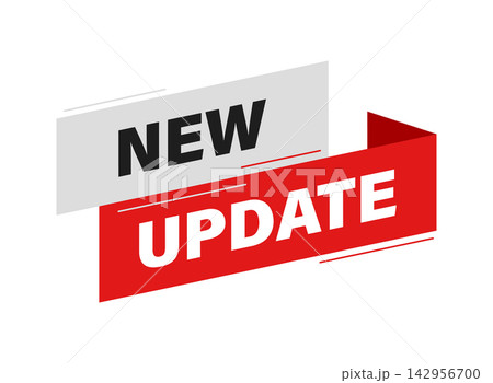 New update icon in flat style. System upgrade notification vector illustration on isolated background. Reminder for new update sign business concept. 142956700
