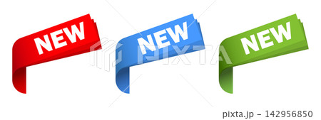 New arrival stickers icon set collection in flat style. Promotion label vector illustration on isolated background. Deal sign business concept. New arrival stickers icon set collection in flat style. Promotion label vector illustration on isolated background. Deal sign business concept. 142956850