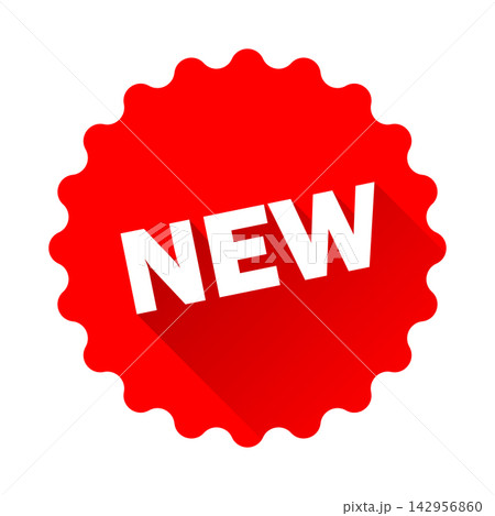 New arrival sticker icon in flat style. Promotion label vector illustration on isolated background. Deal sign business concept. New arrival sticker icon in flat style. Promotion label vector illustration on isolated background. Deal sign business concept. 142956860