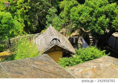 茨城県 水戸偕楽園 好文亭中門 茨城県 水戸偕楽園 好文亭中門 142958702