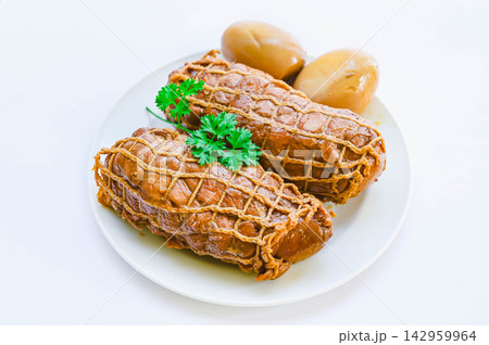自家製鶏チャーシューと味付玉子 自家製鶏チャーシューと味付玉子 142959964