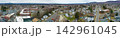 Aerial panorama of Easthampton, Massachusetts, United States 142961045