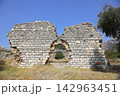 Herakleia at Latmus (Latmos) view of Athena Temple. Bafa Lake, Milas, Turkey. Besparmak Mountains 142963451