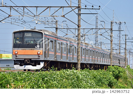 武蔵野線 南越谷-東川口 JR東日本 205系 M4編成(幕張) 武蔵野線 南越谷-東川口 JR東日本 205系 M4編成(幕張) 142963752