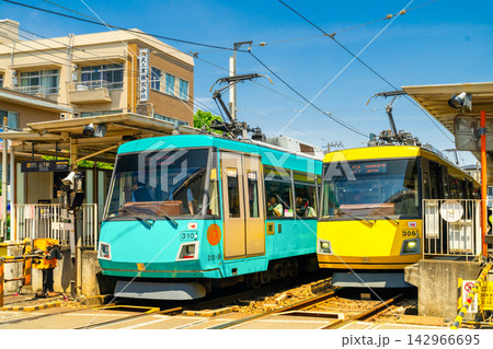 東急世田谷線・山下駅 東急世田谷線・山下駅 142966695