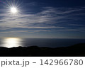 津軽半島眺望台から見た日本海 142966780