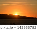 竜飛岬に沈む夕日 142966782