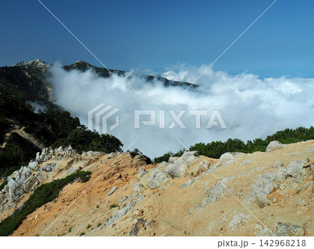【山の風景】北アルプス・表銀座縦走コース・燕岳~大天井岳 【山の風景】北アルプス・表銀座縦走コース・燕岳~大天井岳 142968218