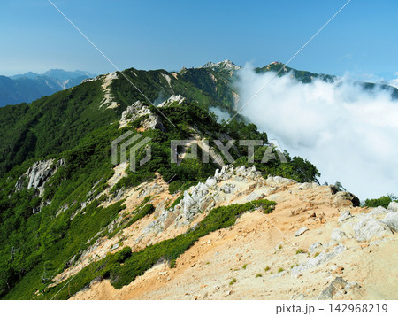 【山の風景】北アルプス・表銀座縦走コース・燕岳~大天井岳 【山の風景】北アルプス・表銀座縦走コース・燕岳~大天井岳 142968219