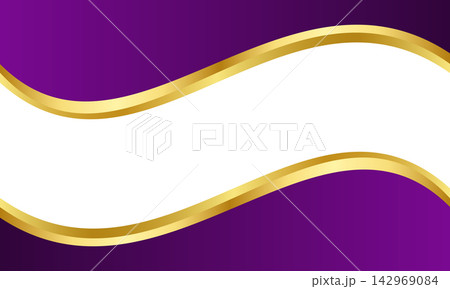 Geometric gradient luxury background with gold metallic frame border 142969084
