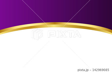 Geometric gradient luxury background with gold metallic frame border 142969085