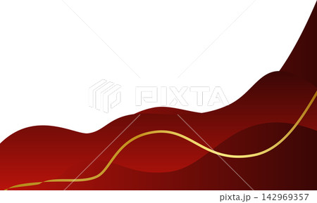 Geometric gradient luxury background with gold metallic frame border Geometric gradient luxury background with gold metallic frame border 142969357