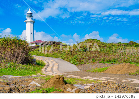 【千葉県】南房総国定公園・野島崎 野島崎灯台 【千葉県】南房総国定公園・野島崎 野島崎灯台 142970598