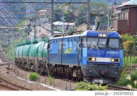 中央本線 上野原 JR貨物 EH200-4(高崎) 中央本線 上野原 JR貨物 EH200-4(高崎) 142970832
